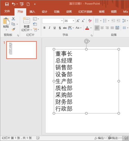 PowerPoint如何制作组织架构图