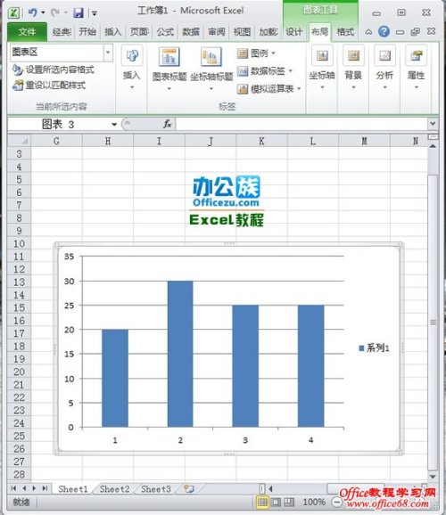 如何为Excel2010图表添加标题