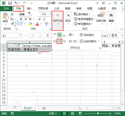 Excel2013怎么进行排版?