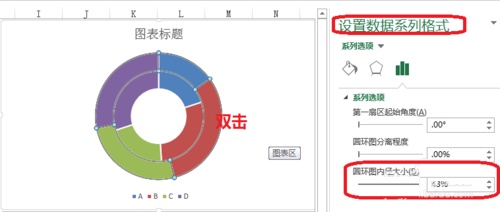 Excel怎么制作环形图表