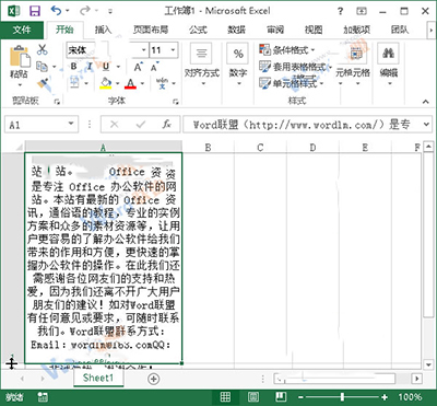 Excel2013怎么进行排版?