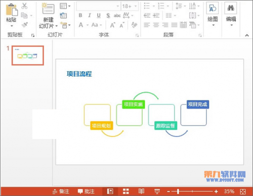 PowerPoint将文字转换图形方法