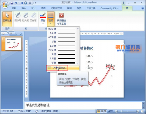 PowerPoint如何利用墨迹工具绘制图形