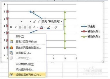 excel2010怎么插入竖直折线图