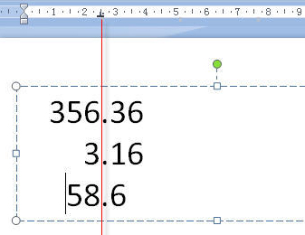 Powerpoint技巧分享:快速对齐小数点