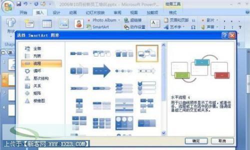 PowerPoint2007用SmartArt制作精美业务流程图