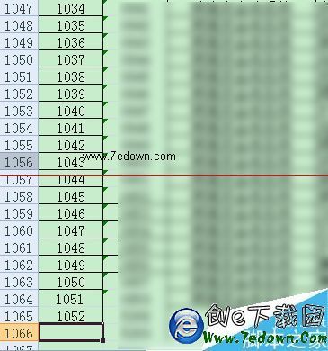 多行Excel中怎么插入行时保持表格编号连续?