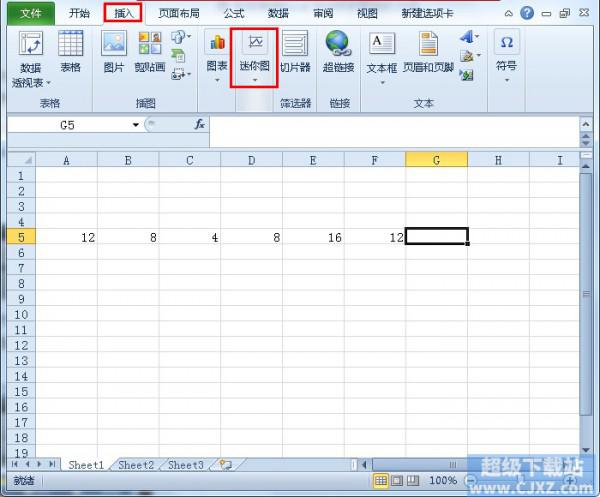 如何创建Excel2010单元格数据图表?