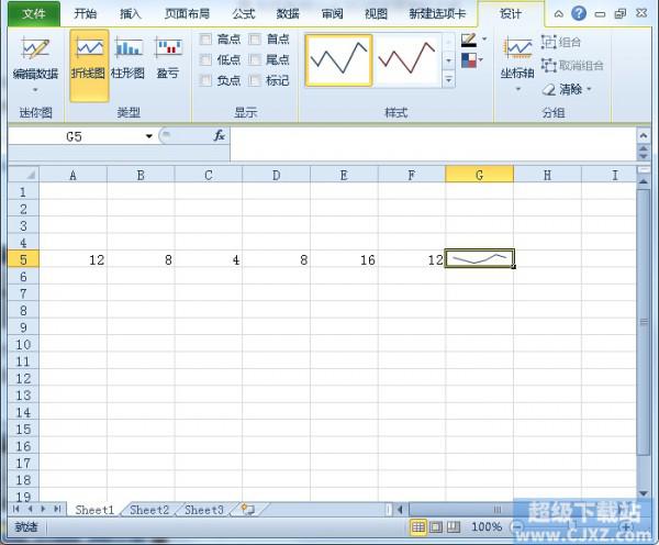 如何创建Excel2010单元格数据图表?