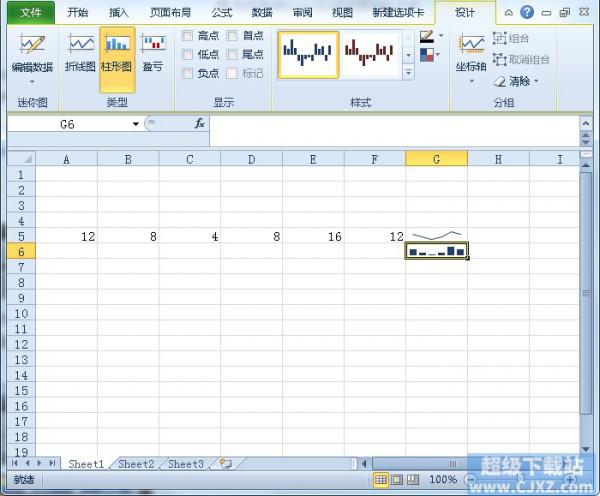 如何创建Excel2010单元格数据图表?