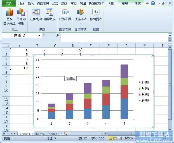 Excel2010如何快速修改图表数据?