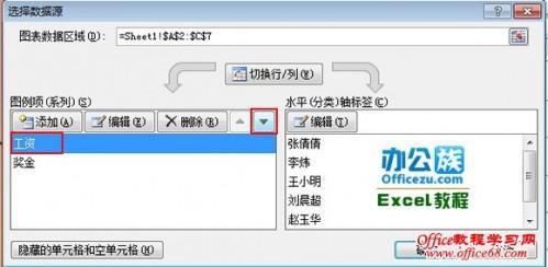 如何设置Excel2010图表中系列的绘制次序