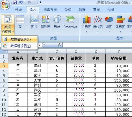 EXCEL数据透视表怎么用