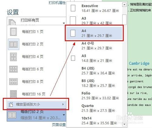 word怎样在一张纸上排两页内容