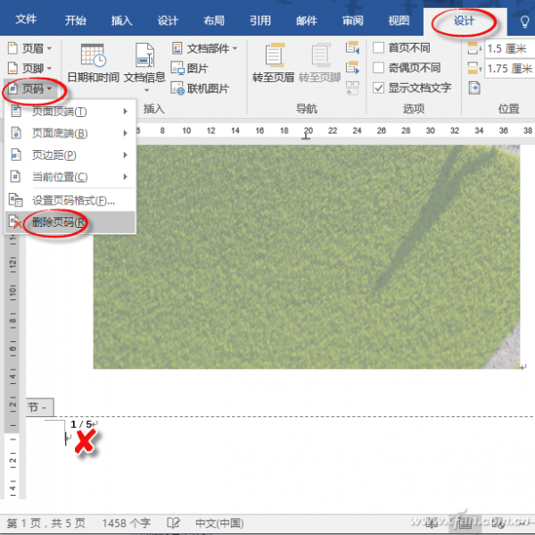 Word2016排版正文页码如何从1开始计数