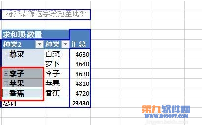 Excel教程 怎样设置数据透视表字段分组方法