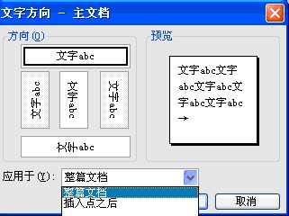 word文字教程