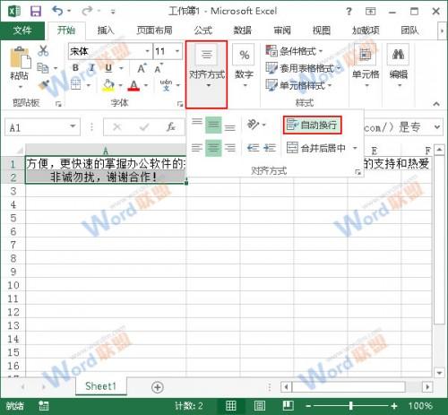 Excel2013如何进行排版?