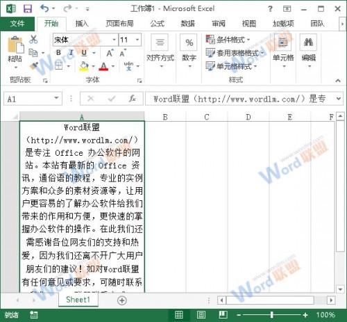 Excel2013如何进行排版?