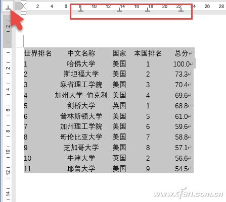 word文档数字列表如何才能快速变成Word表格