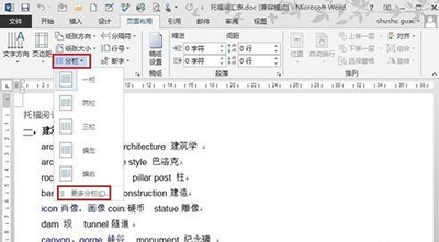 word2013怎么进行分栏排版