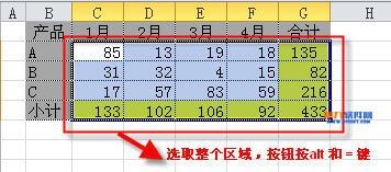 Excel表格怎样批量输入求和公式?