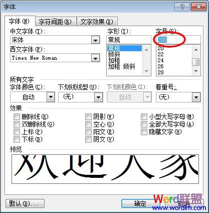 Word2003文档怎么放大字体,怎样让他无限放大