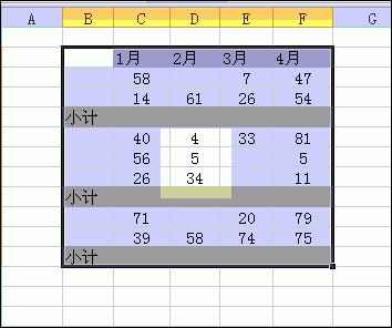 Excel批量设置求和公式技巧