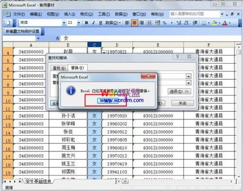 在Excel2003中轻松实现字符替换