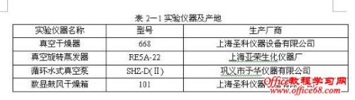 如何利用word制作三线表