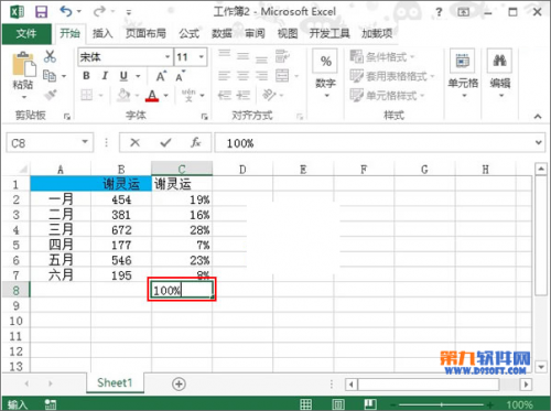 Excel2013怎样在图表制作半圆饼图