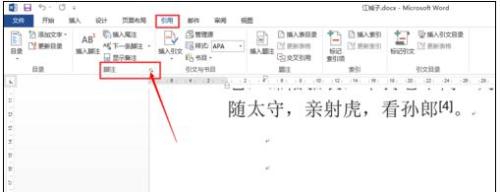 word2013怎样更改尾注数字编号格式