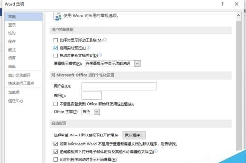 Word2013怎么取消启用实时预览的功能