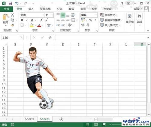 Excel 2013中如何插入联机图片