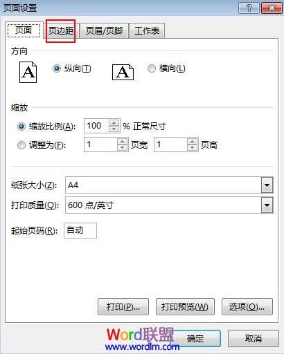 解读Excel2013页边距的设置