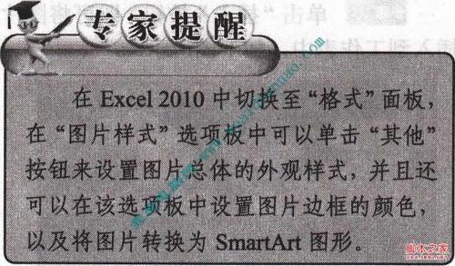 在Excel2010中设置图片属性(图片的颜色.对比度和亮度)