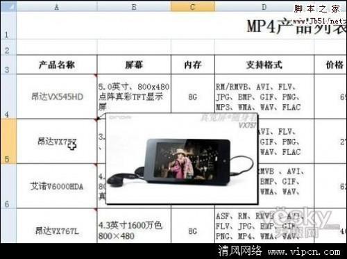 如何使用Excel图片批注功能做出鼠触图片显示