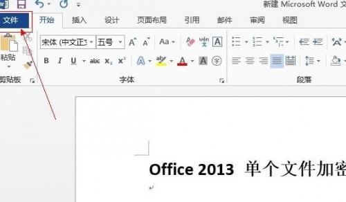 word2013文档加密的两种技巧