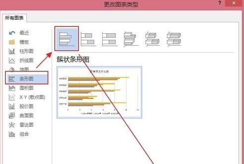 word2013怎么更改图表类型和颜色