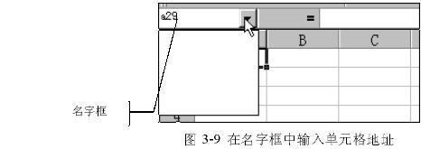 Excel 移动单元格指针