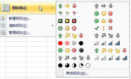 Excel2010中增强的图标集条件格式功能