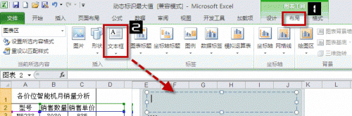 excel图表标题添加和引用单元格的方法