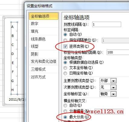 在Excel2010中绘制简单的甘特图