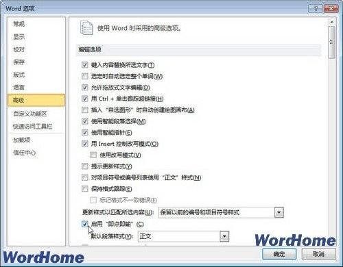 在Word2010文档中使用