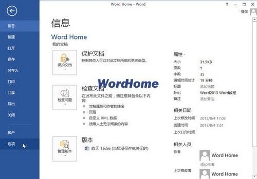 Word2013使用