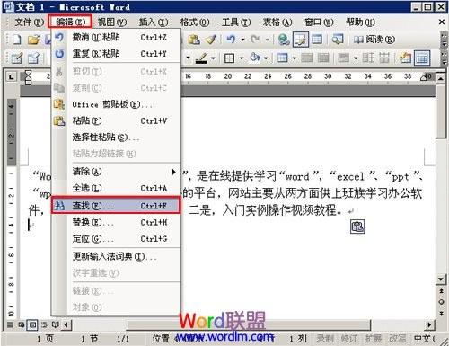 在Word2003中使用通配符进行模糊替换