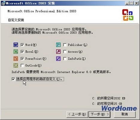 怎样在Word2003中安装