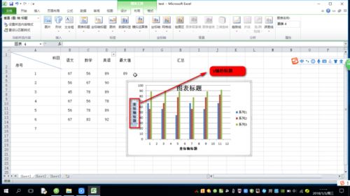 excle中设置图表标题X轴和Y轴的数值教程