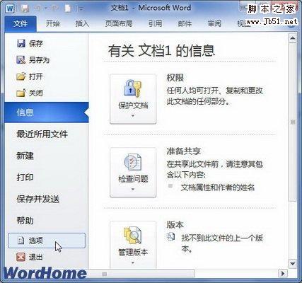 如何在Word2010文档中使用