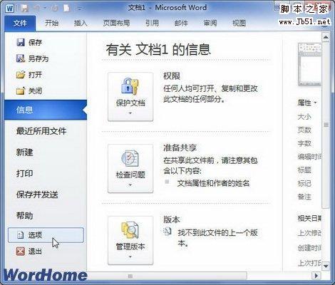 如何在Word2010文档中使用